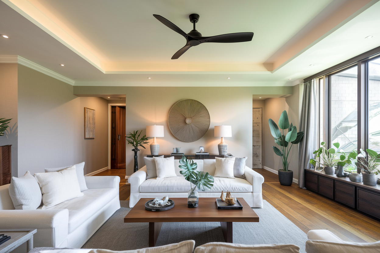 Ceiling fan installation in Darlinghurst terrace home