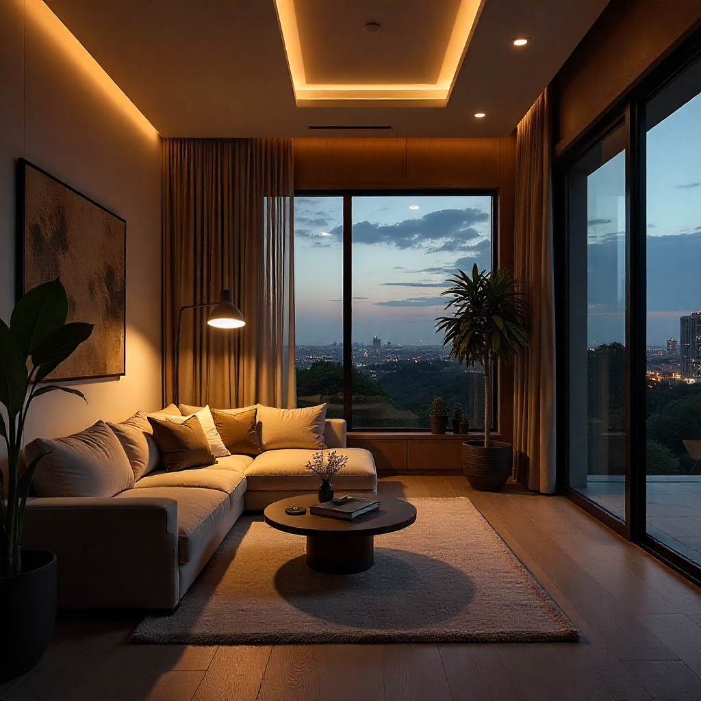 Recessed LED downlights installed in an Eastern Suburbs home