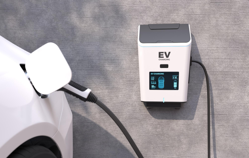 EV charger installation at a residential property