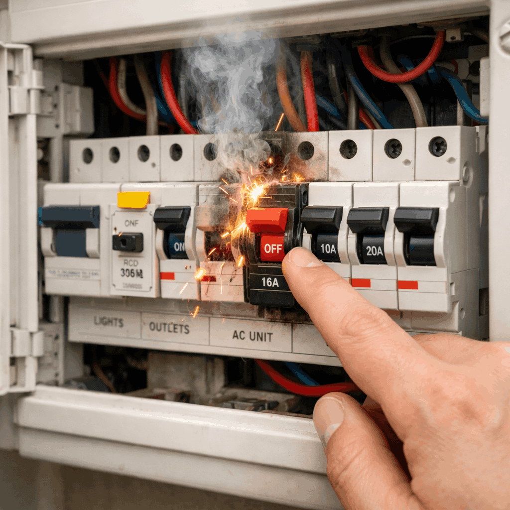 Circuit breaker keeps tripping in residential switchboard