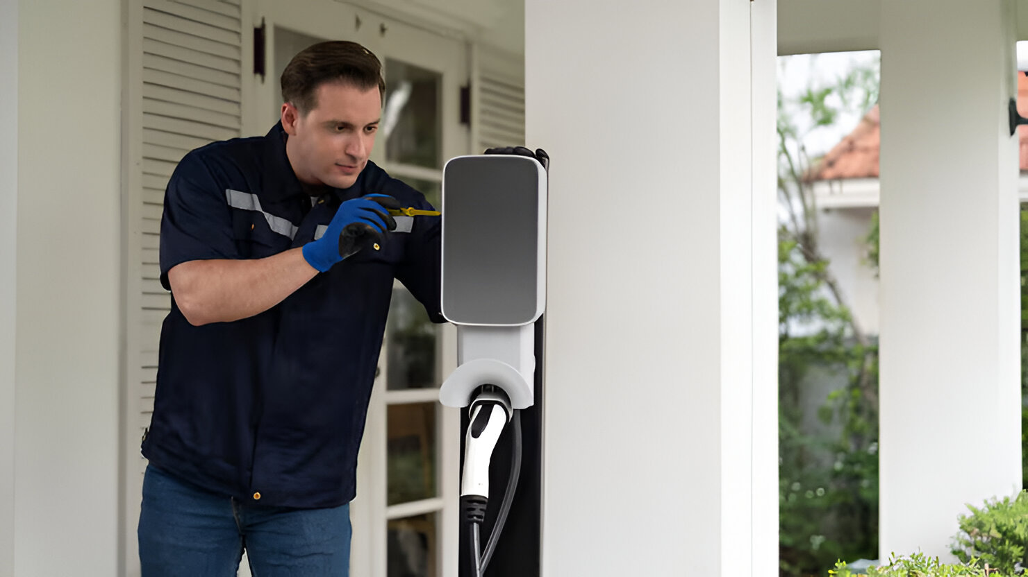Residential EV charger installation by a licensed electrician in Sydney