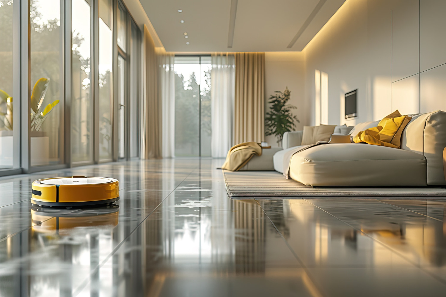 Smart lighting system with dimmer controls installed in a home